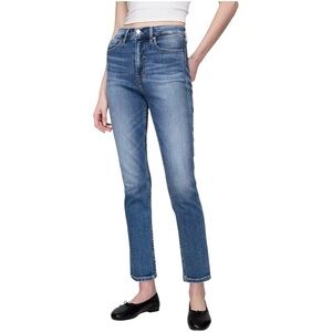 GAP High Rise Vintage Slim Cropped Jeans Medium Indigo Size 29 Petite